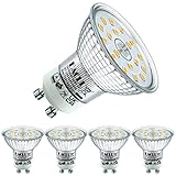 EACLL GU10 LED 4000K 4.9W Ersetzt 75W Halogen Leuchtmittel, 4er-Pack. Neutralweiss 585 Lumen Birnen,...