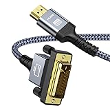 SNOWKIDS HDMI auf DVI Adapter Kabel 1.8m, Adapterkabel (Neuester Standard) mit 1080P Highspeed Full...