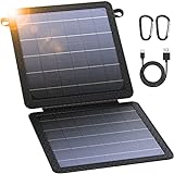 BLAVOR Solarpanel Faltbar 10W(5V/2A),geeignet für den Winter Tragbar Solar Ladegerät,IPX4...