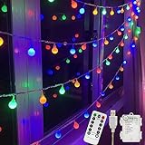 Lichterkette Innen 100 Leds 12m Lichterkette AußEn Batterie, Usb Lichterkette füR Balkon...