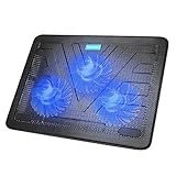 TECKNET Laptop Kühlpads, Laptop Kühler für 12-17 Zoll, Cooling Pad Notebook Cooler Ständer...