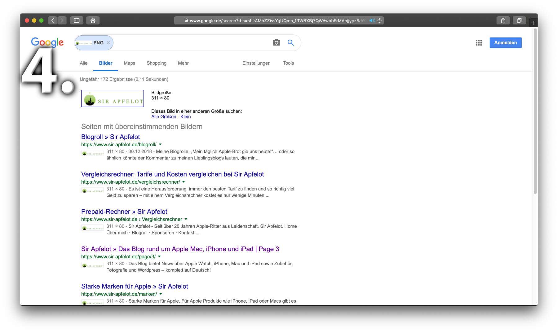 Google Bildersuche rückwärts - Anleitung für Mac, PC, iPhone » Sir Apfelot