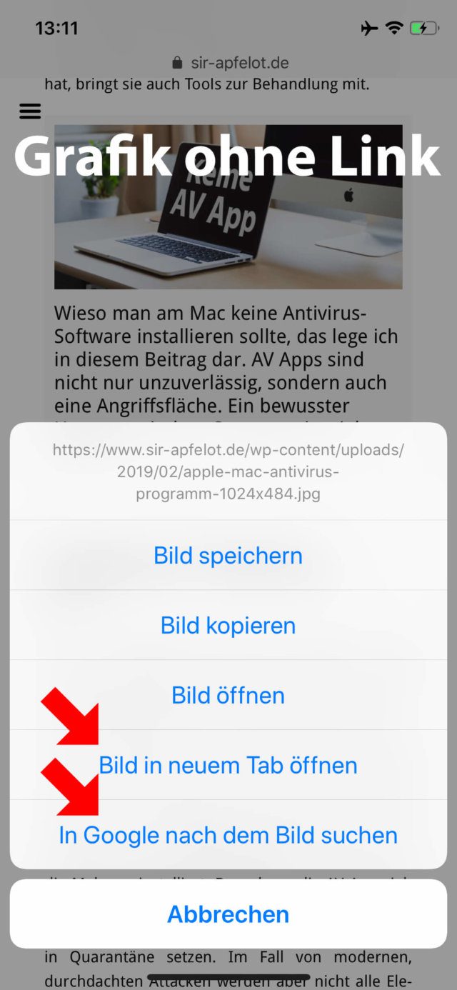 Google Bildersuche rückwärts - Anleitung für Mac, PC, iPhone » Sir Apfelot