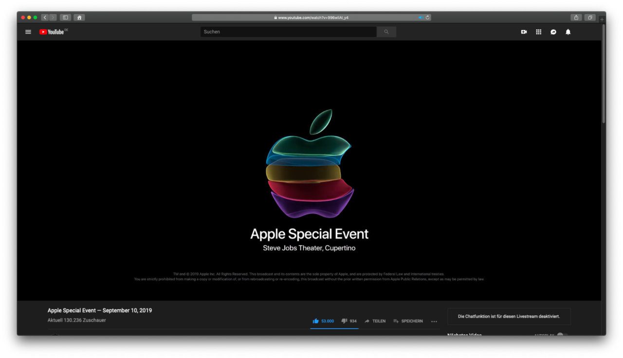 apple keynote announcements 2019