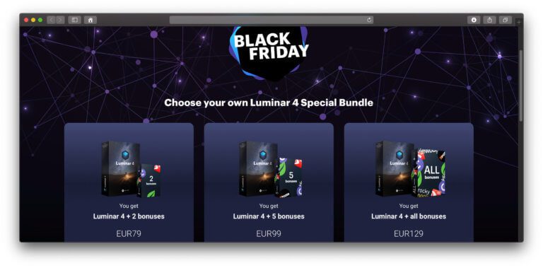 luminar neo black friday