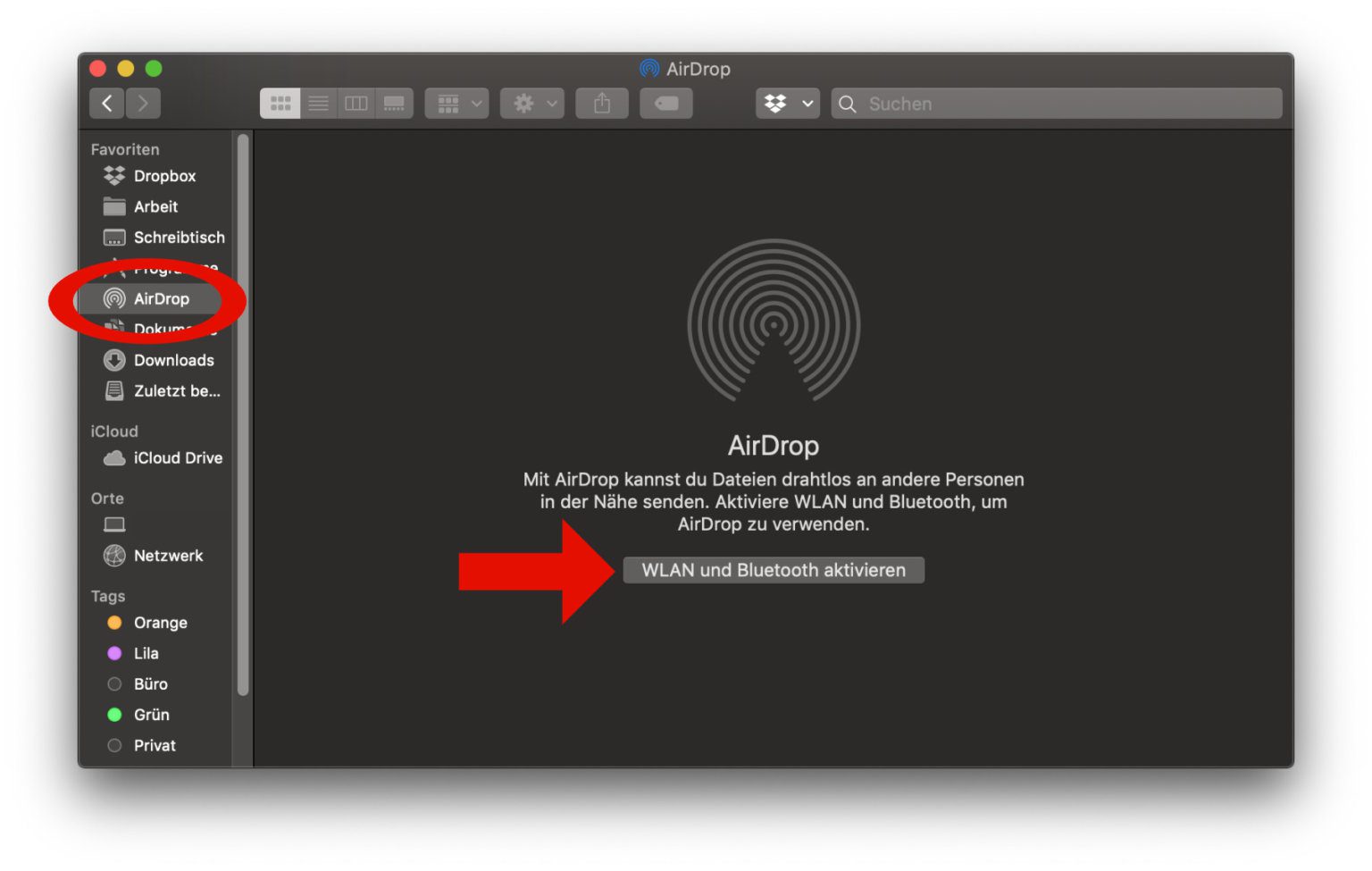 how to connect airdrop iphone to mac