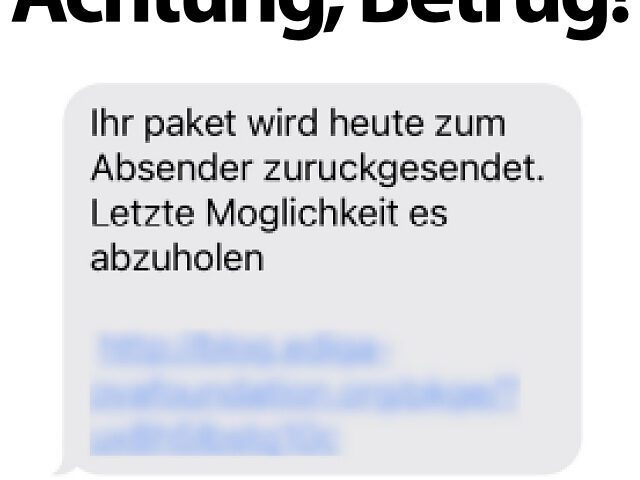 Warnung Vor Fake-SMS: Paket-Tracking-Nachricht » Sir Apfelot