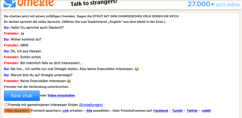 Was Ist Omegle Fur Eine Seite Chat