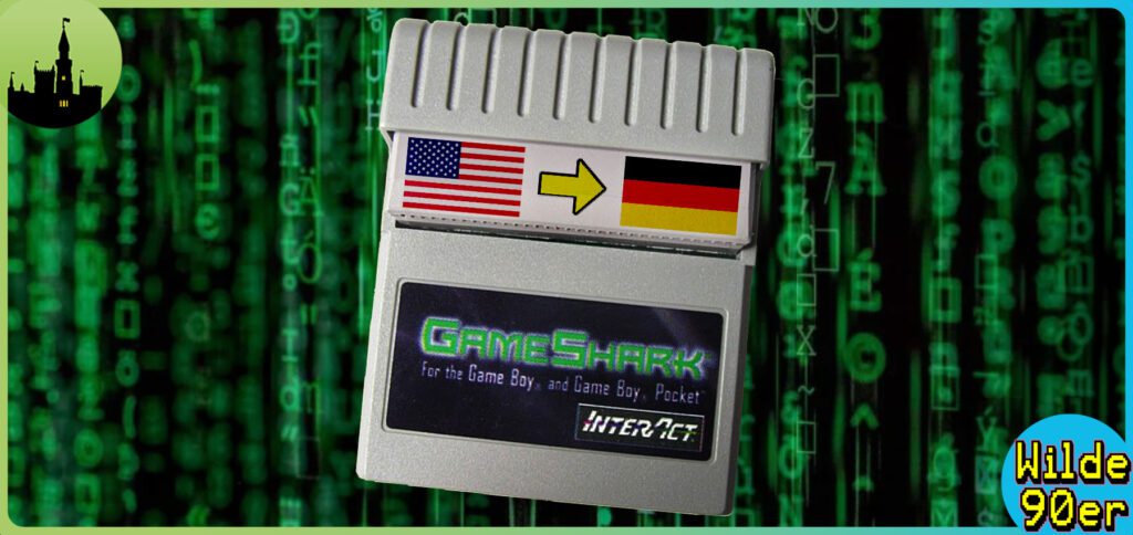 Mit dem hier gezeigten Trick kann man Game Boy GameShark Codes von der USA-Version in die deutsche bzw. europäische Version anpassen – etwa, um Pokémon-Spiele einfacher zu machen.